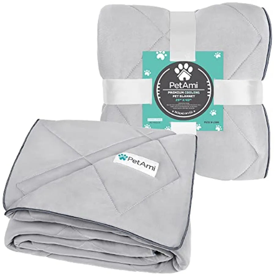 Premium Cooling Dog Blanket, Lightweight Fluffy Pet Bed Mat, Cooling Pad for Dogs, Cats and Puppies