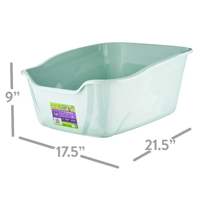 High-Sided Open Cat Litter Box