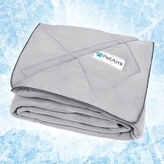Premium Cooling Dog Blanket, Lightweight Fluffy Pet Bed Mat, Cooling Pad for Dogs, Cats and Puppies