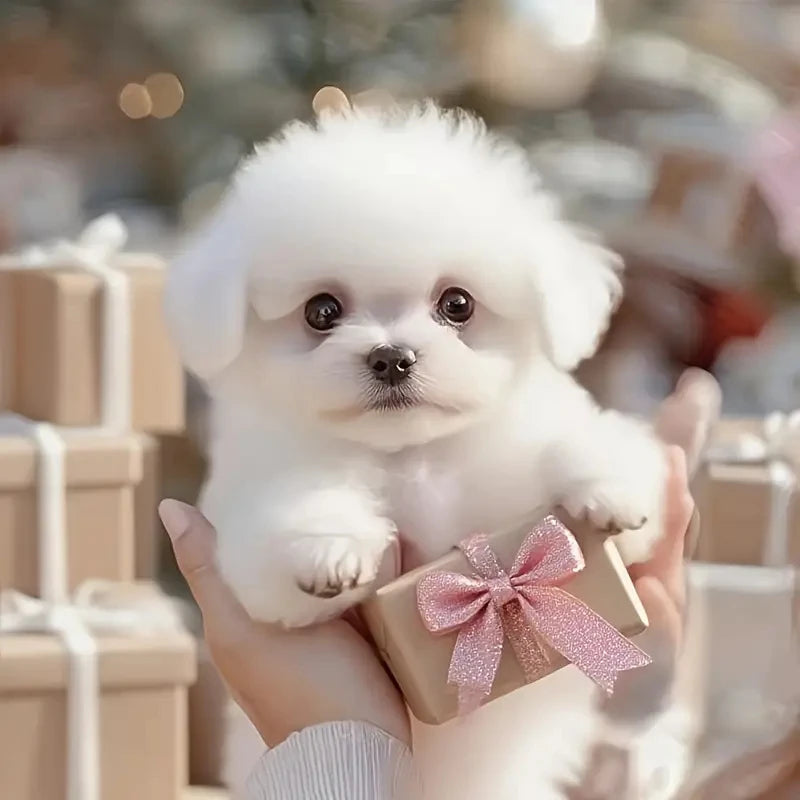 The 2026 upgraded version of the simulated puppy robot, an extremely realistic electric bionic dog toy, featuring automatic walking, barking, and wagging tail functions, is an interactive electronic pet for children. It comes