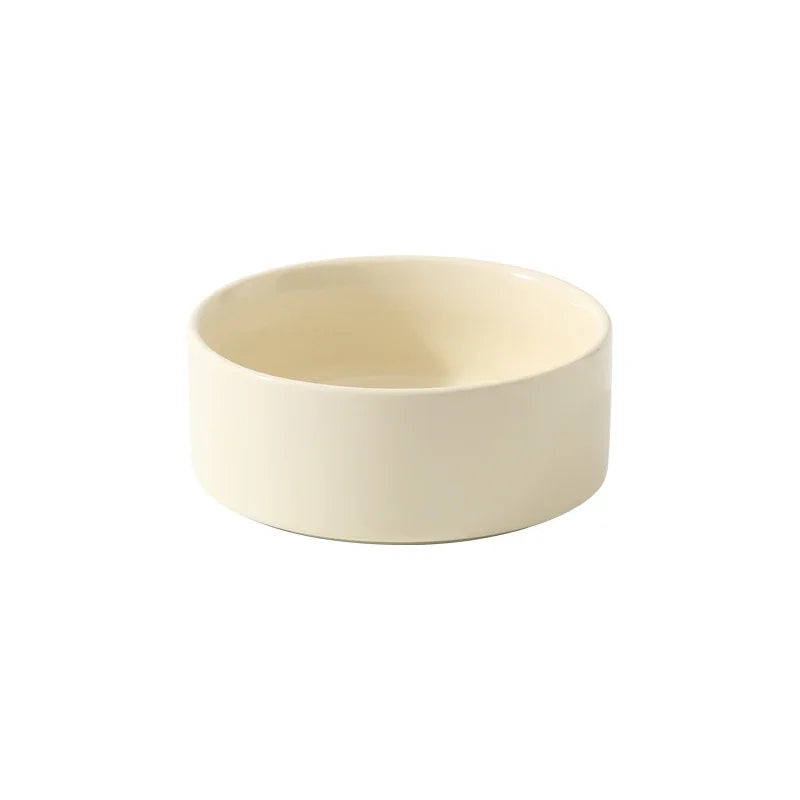 Big Dogs Bowl Double Ceramic Elevated Pet Food Water Bowl Small Medium Large Dog Feeding Supplies with Wooden Stand