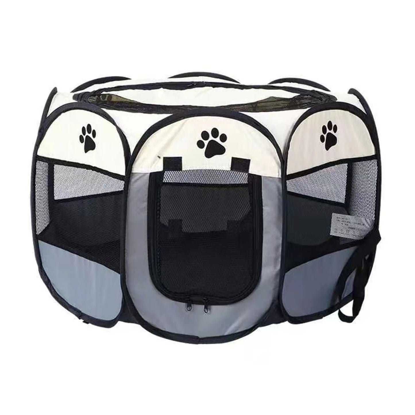 Foldable Soft Kennel Portable Dog/Cat Crate Breathable Spacious Space Easy to Clean Enclosed Foldable Soft Kennel for Cats Dogs