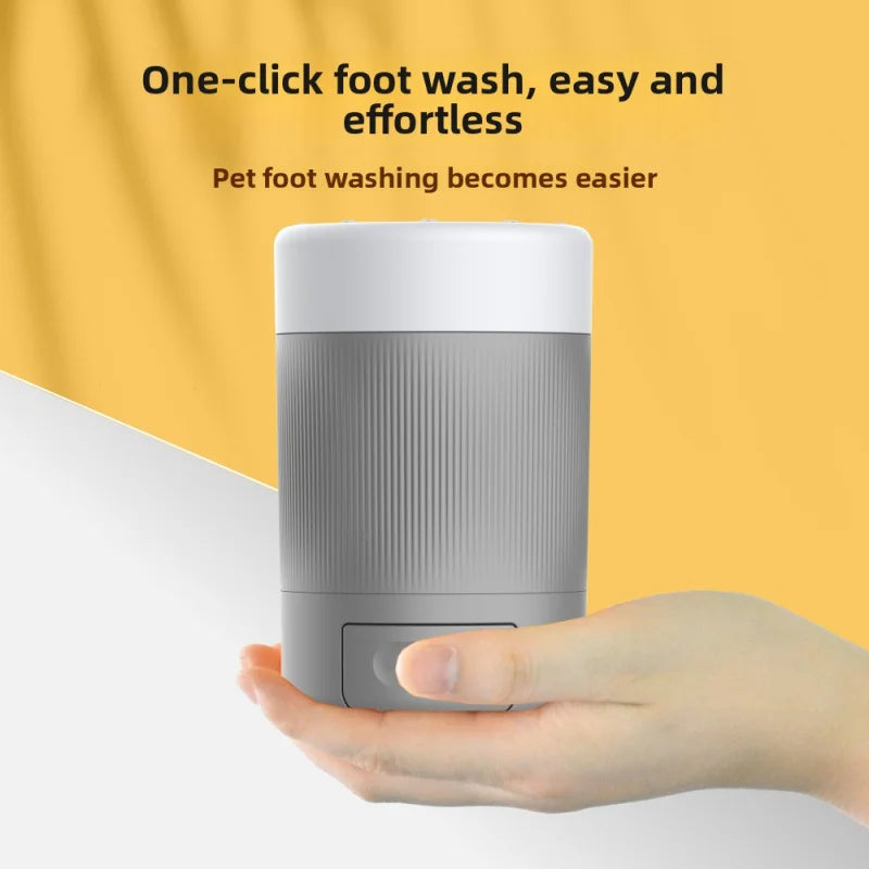 Electric Pet Paw Cleaning Cup Reusable Silicone Soft Bristle Dog Foot Washer Portable Grooming Tool For Home Outdoor Use