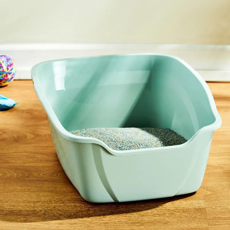 High-Sided Open Cat Litter Box