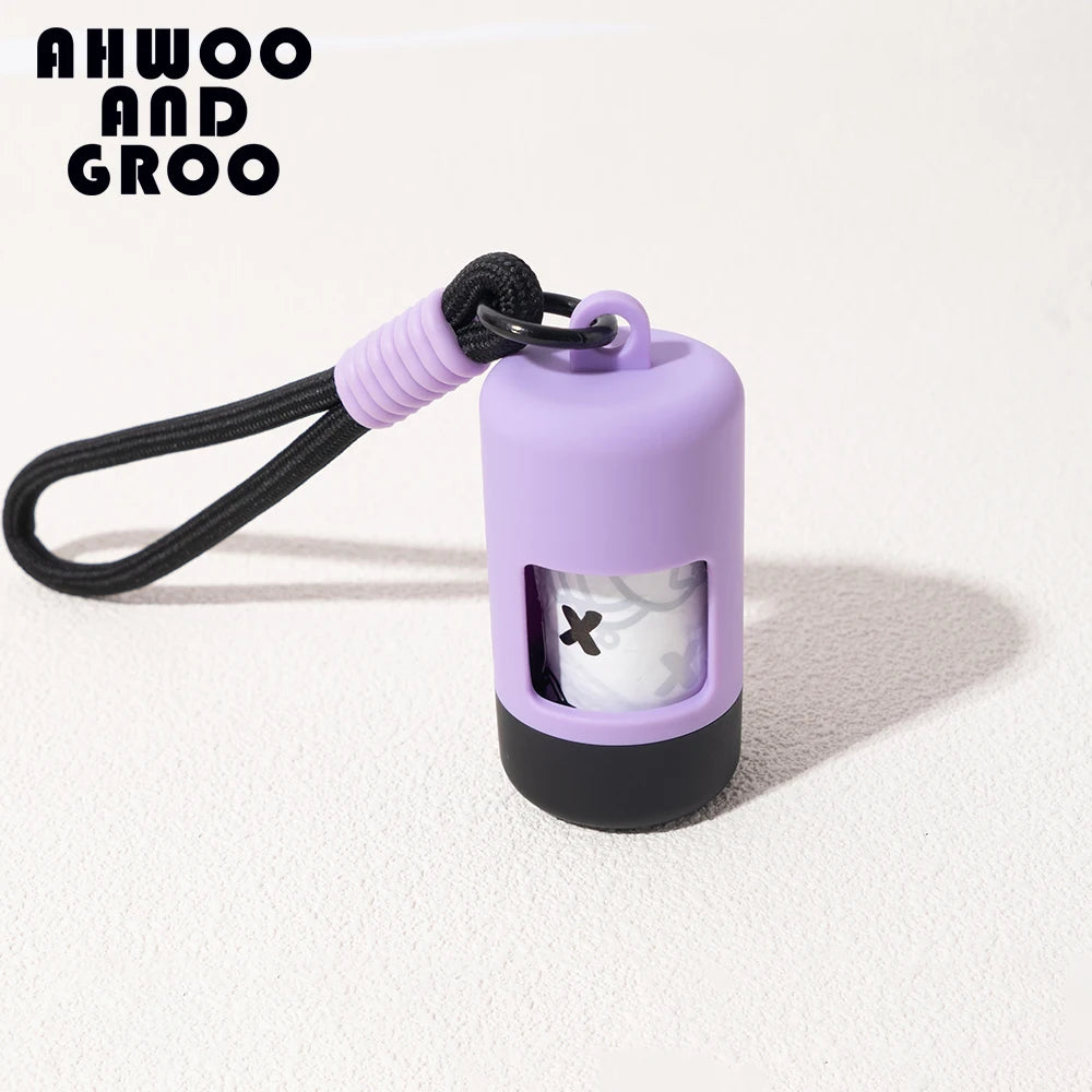 Pet Poop Scooper Bag Portable Pet Waste Bag Dispenser Color Matching Dog Garbage Holder Dispensers Cleaning Supplies Accessories